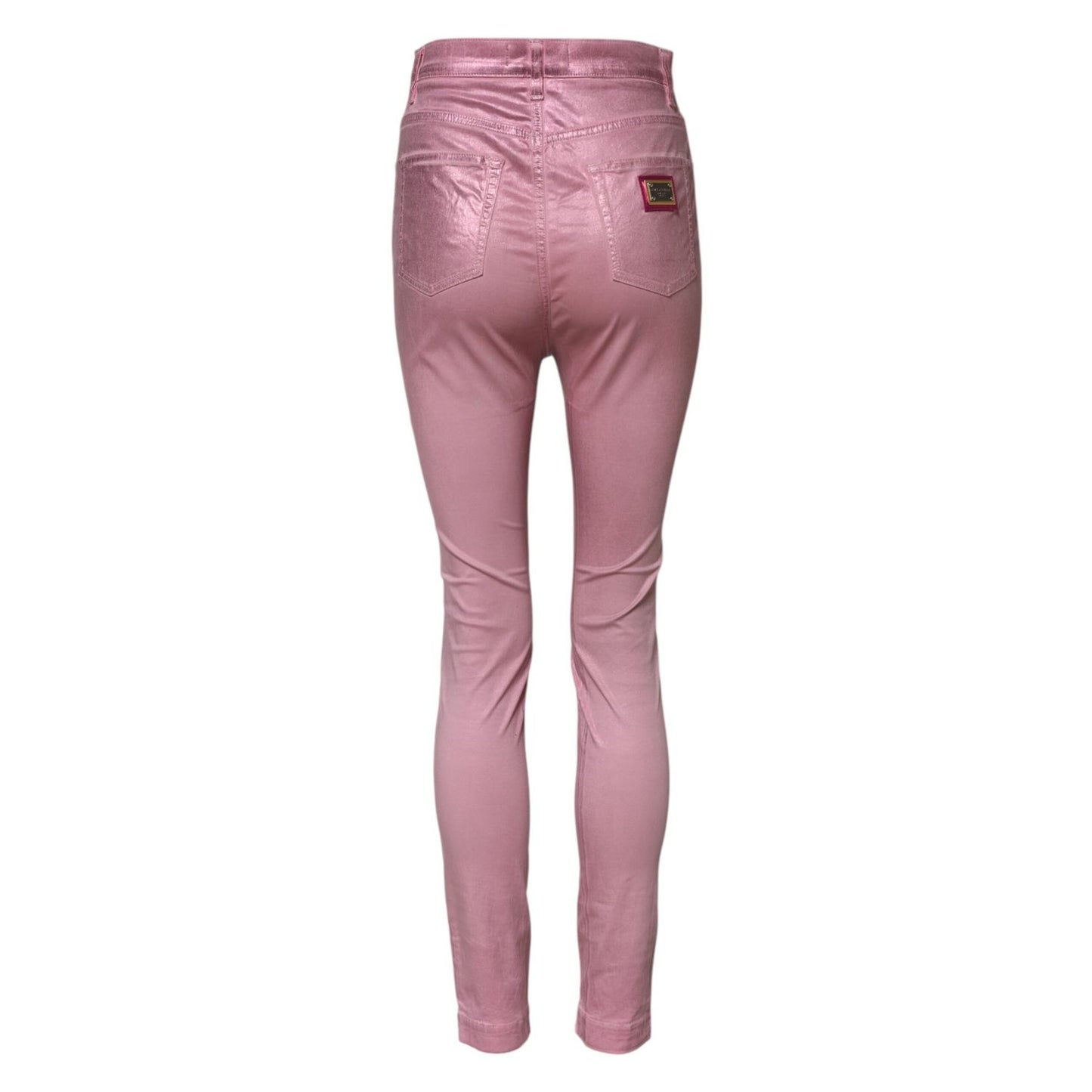 Dolce & Gabbana Pink GRACE High Waisted Skinny Denim Jeans