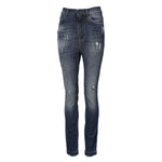 Dolce & Gabbana Blue Cotton HighWaist Skinny Denim Jeans