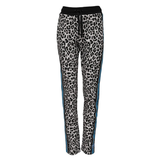 Dolce & Gabbana Multicolor Leopard #DGMillennials Jogger Pants PAN76252-36