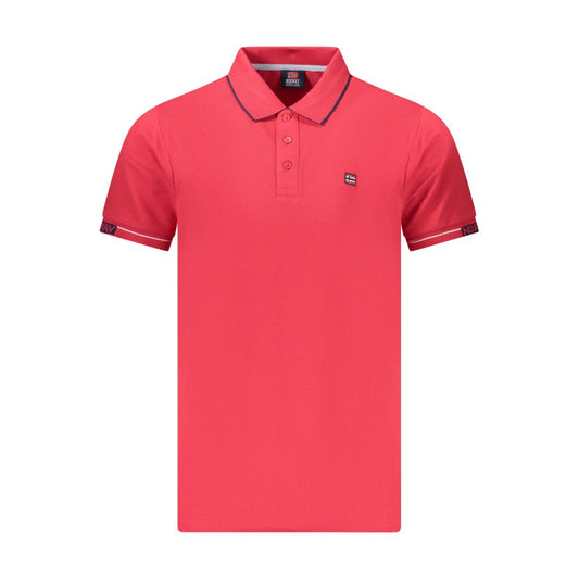 Norway 1963 Red Cotton Polo Shirt