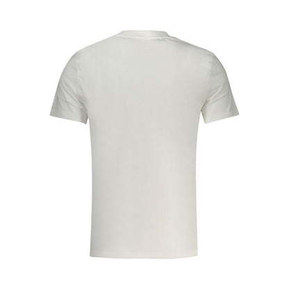 Guess Jeans White Cotton Men T-Shirt