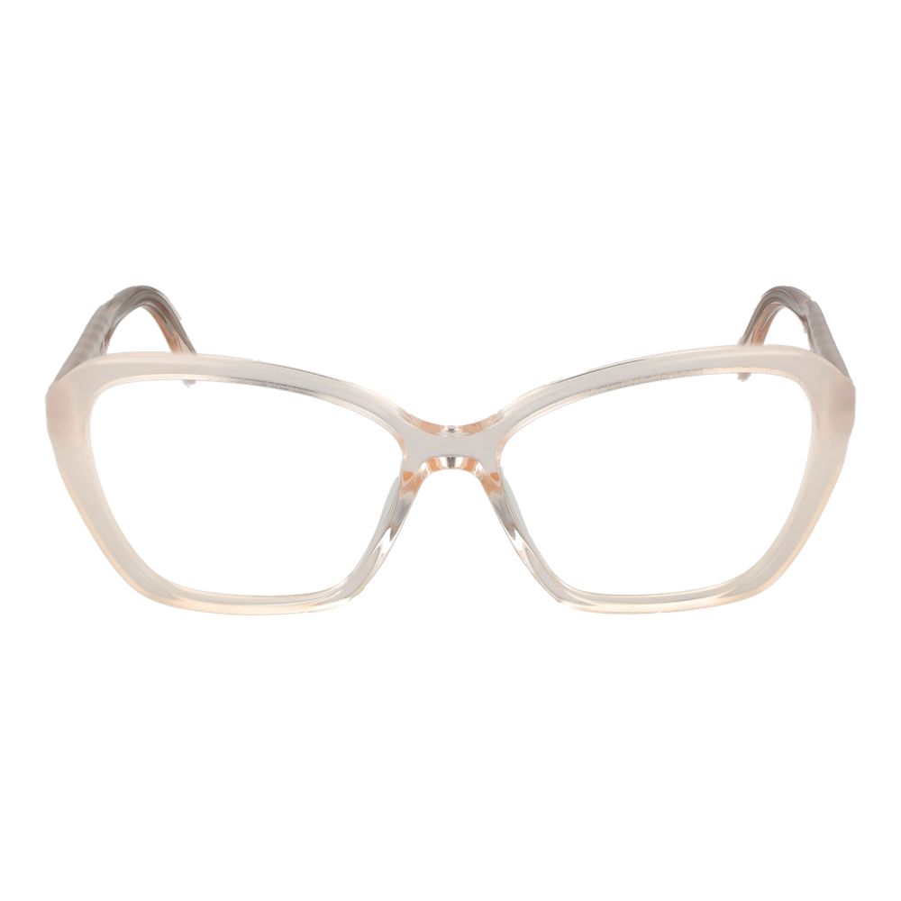 Guess White Women Glasses Frame, full-rim butterfly style, acetate material, demo lenses, size 52-14-140, includes branded case.