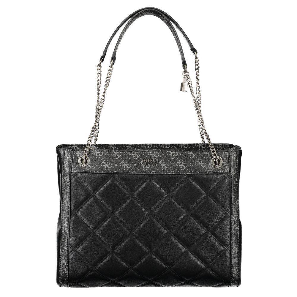 Front view with bag zipped and handles upright.