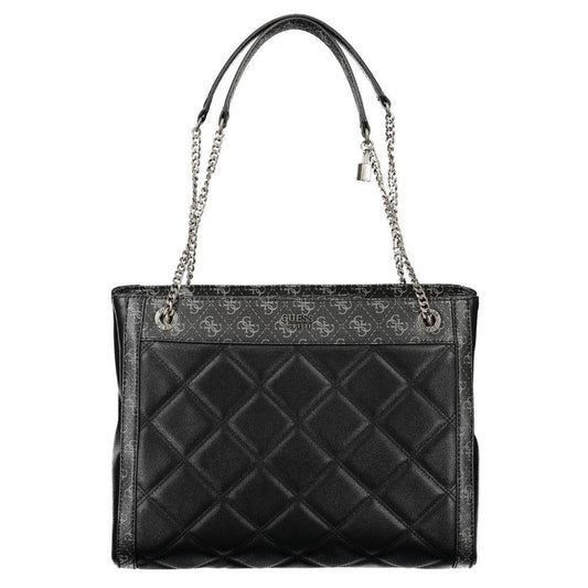 Guess Jeans Black Polyethylene Handbag