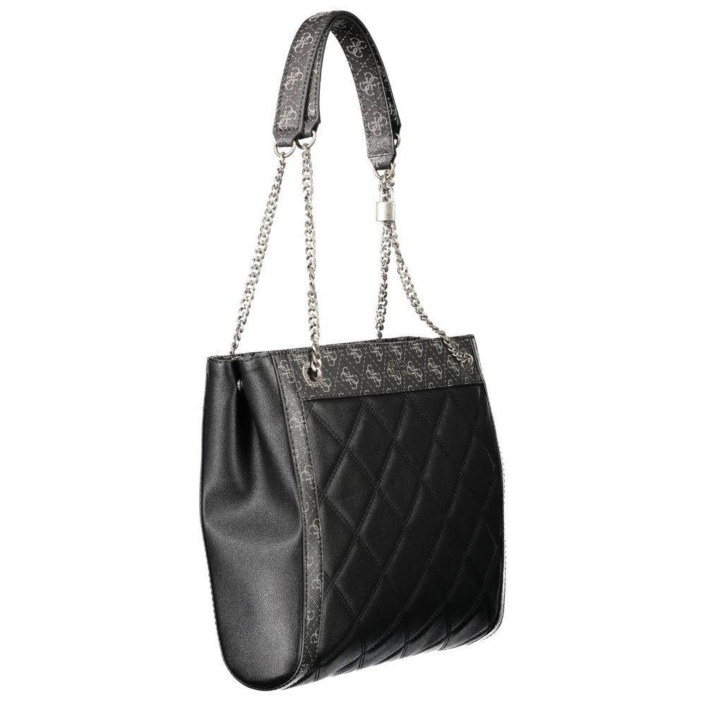 Front view with bag zipped and handles upright.