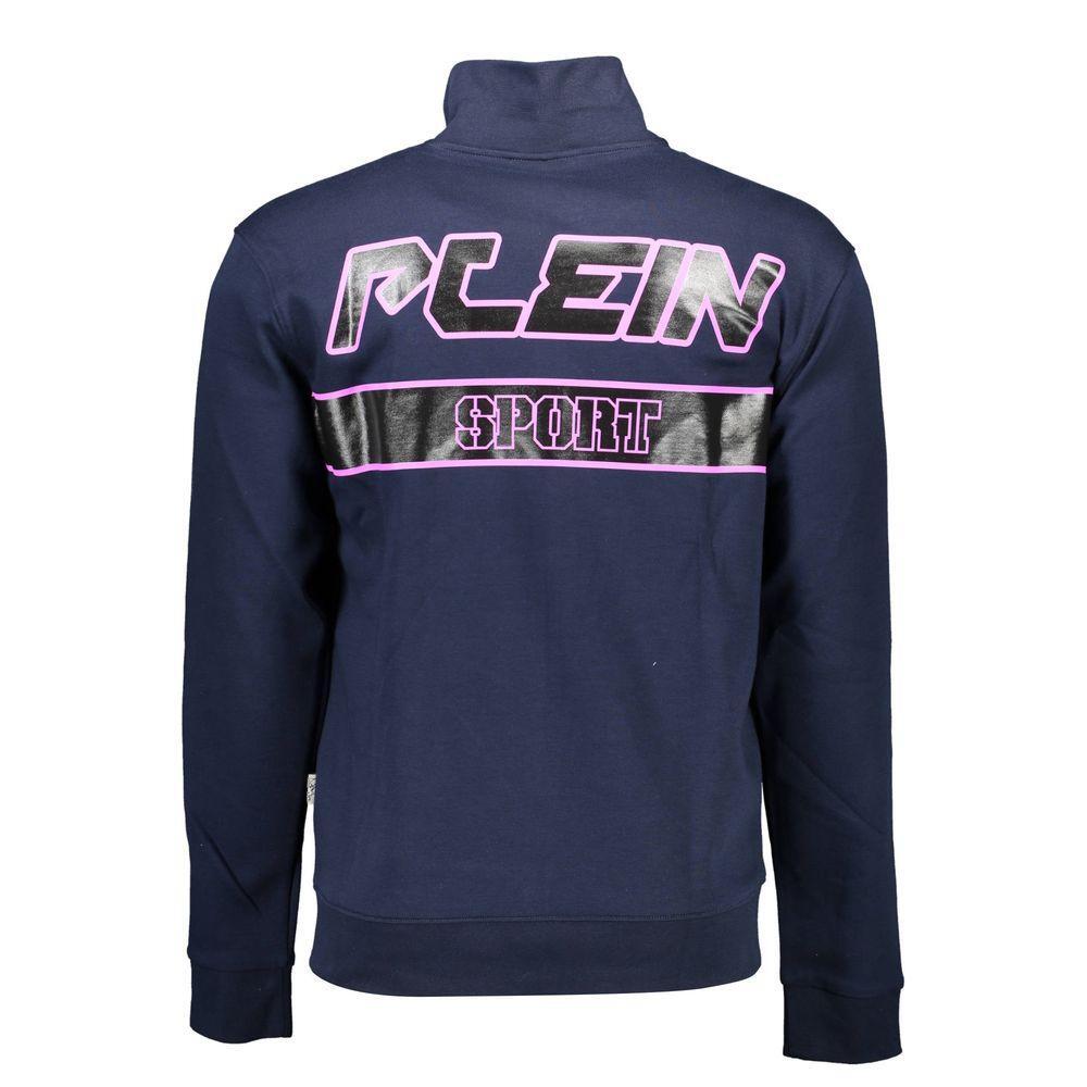 Plein Sport Blue Cotton Sweater PL-10021-M