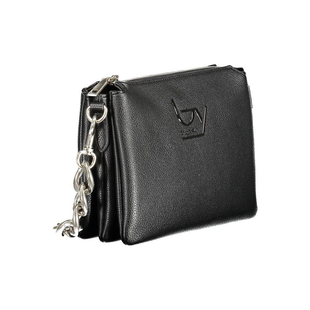 Front view with bag zipped and handles upright.