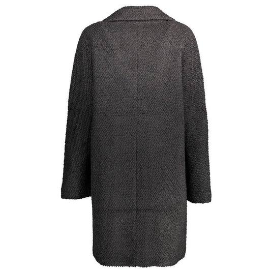 Desigual Black Polyester Jackets & Coat DE-14469-XL