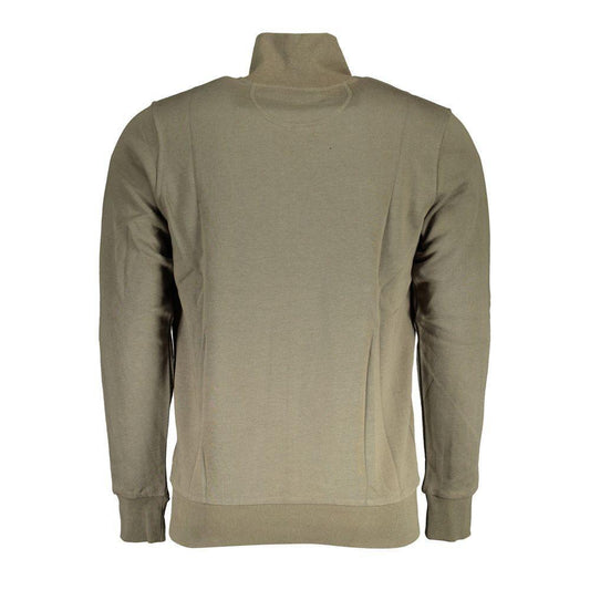 La Martina Green Cotton Sweater