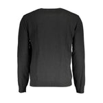 La Martina Black Wool Sweater LA-17158-S