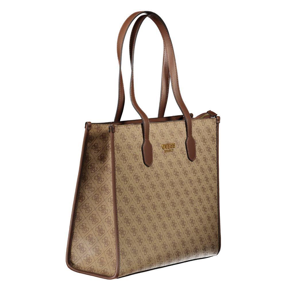 Front view with bag zipped and handles upright.