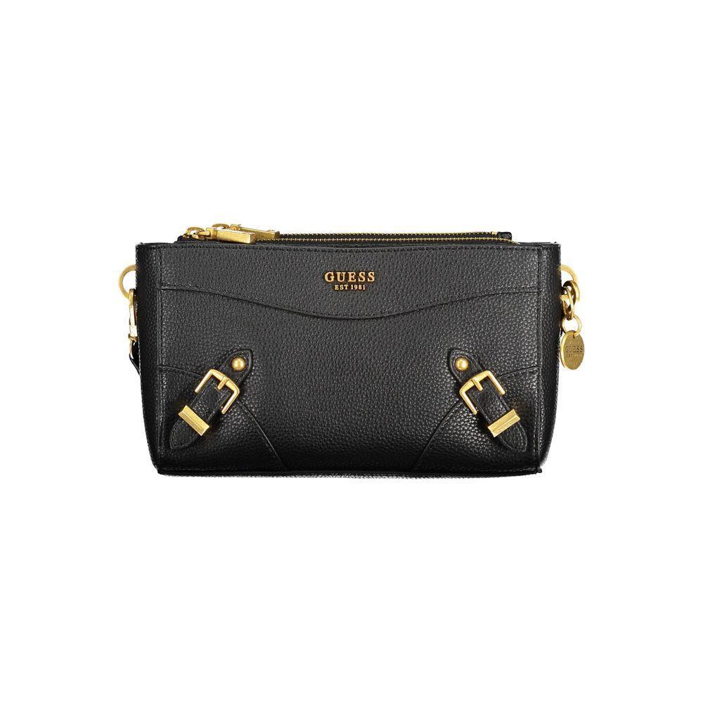 Front view with bag zipped and handles upright.