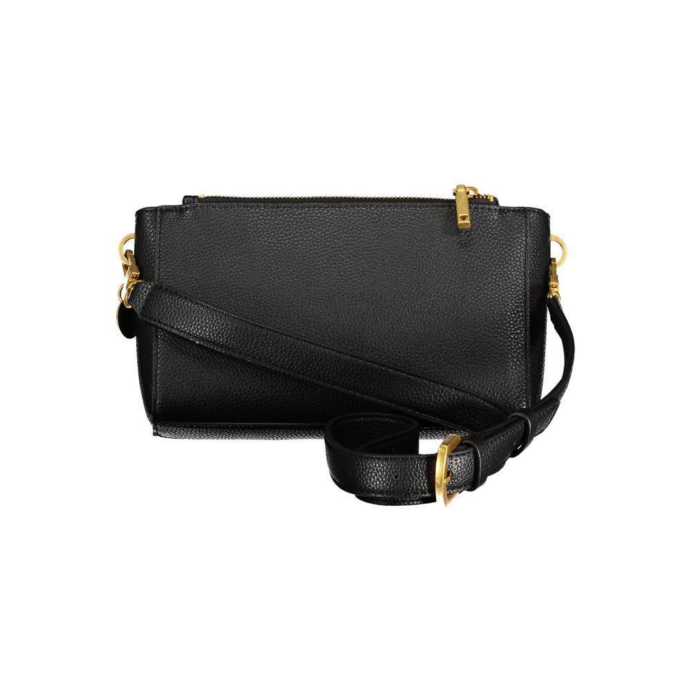 Front view with bag zipped and handles upright.