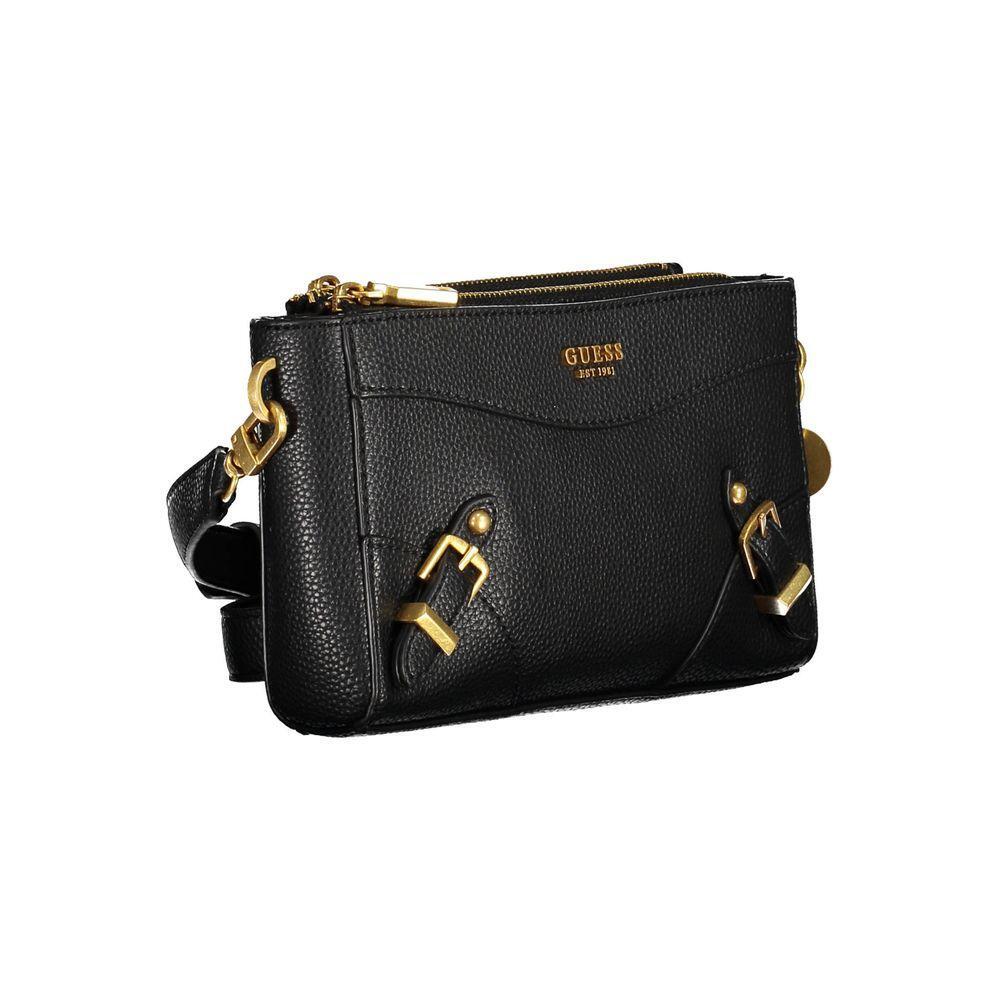 Front view with bag zipped and handles upright.