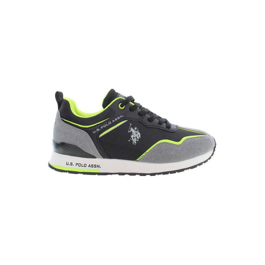 U.S. POLO ASSN. Black Polyester Sneaker US-19399-EU45/US12