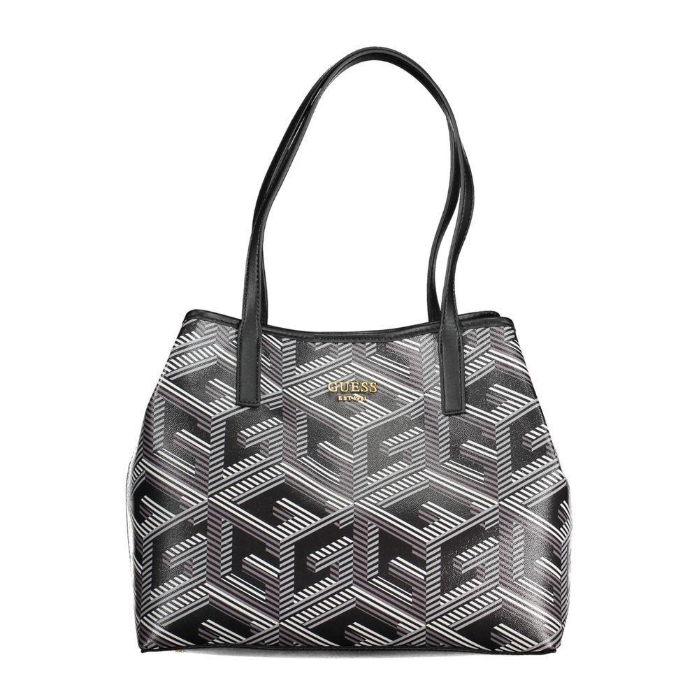 Front view with bag zipped and handles upright.