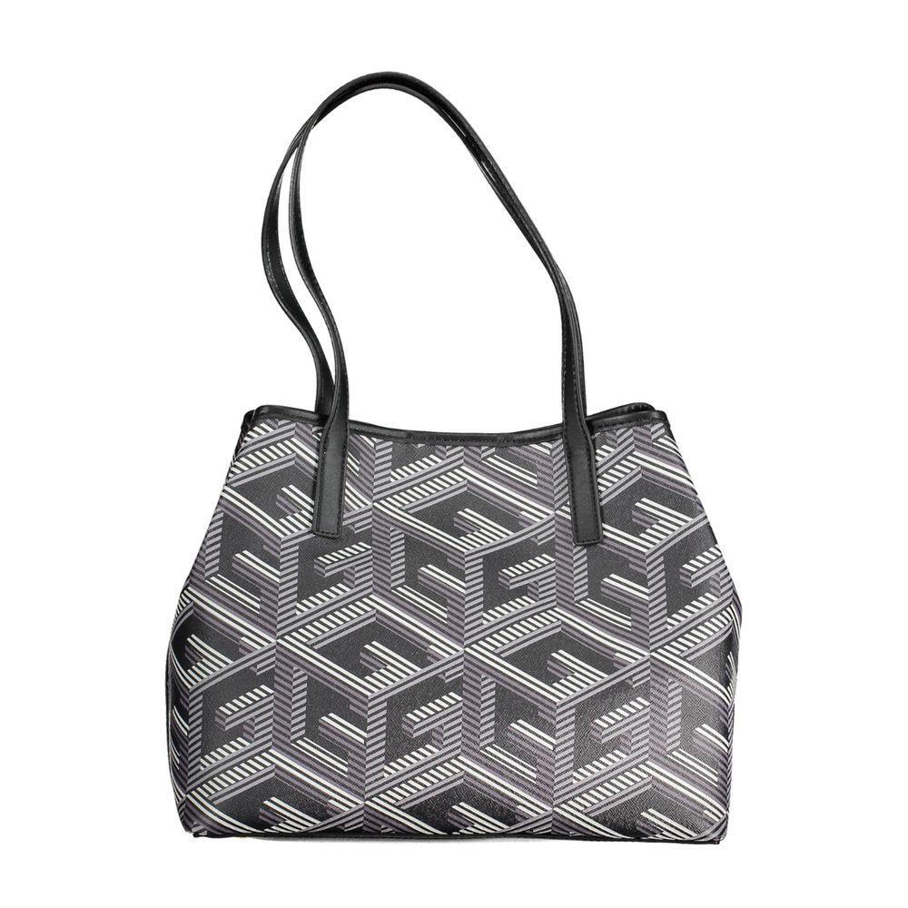 Front view with bag zipped and handles upright.