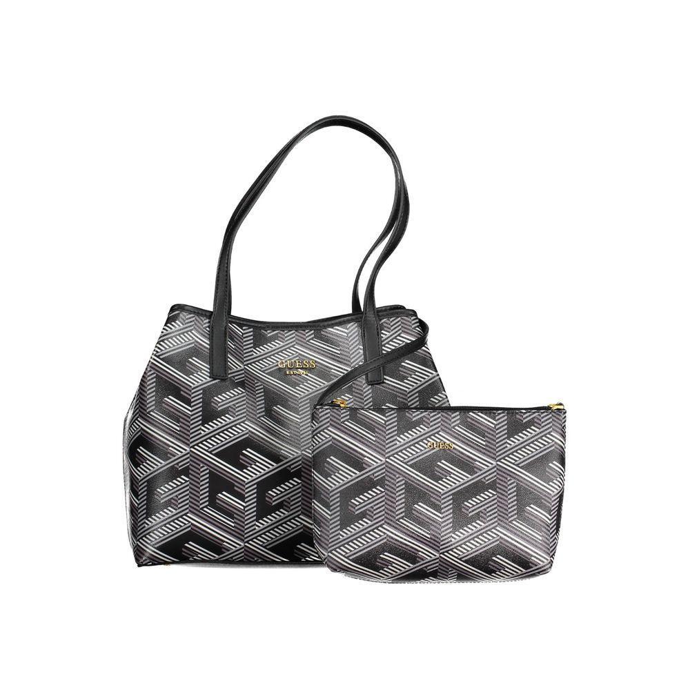 Front view with bag zipped and handles upright.