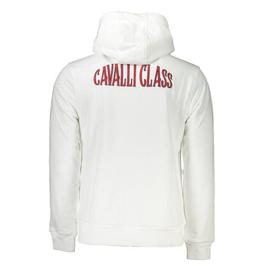 Cavalli Class White Cotton Sweater CA-21267-S
