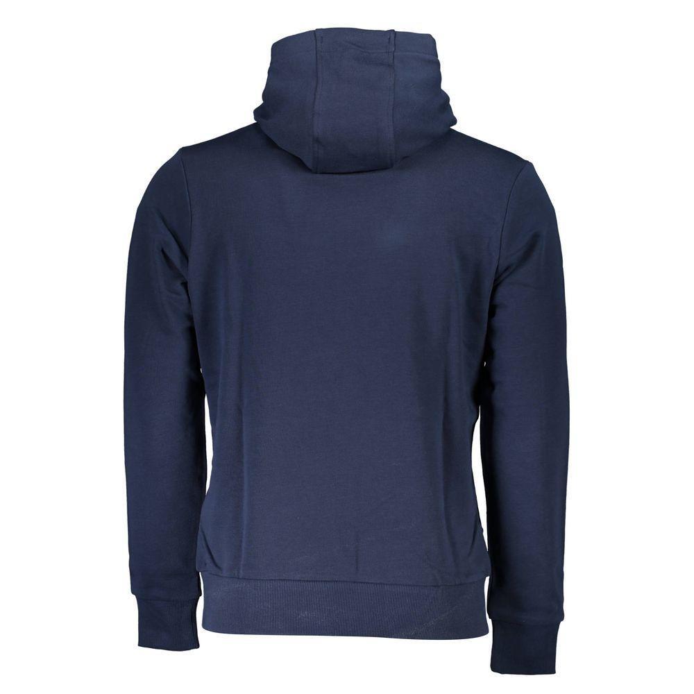 La Martina Blue Cotton Sweater LA-21506-S