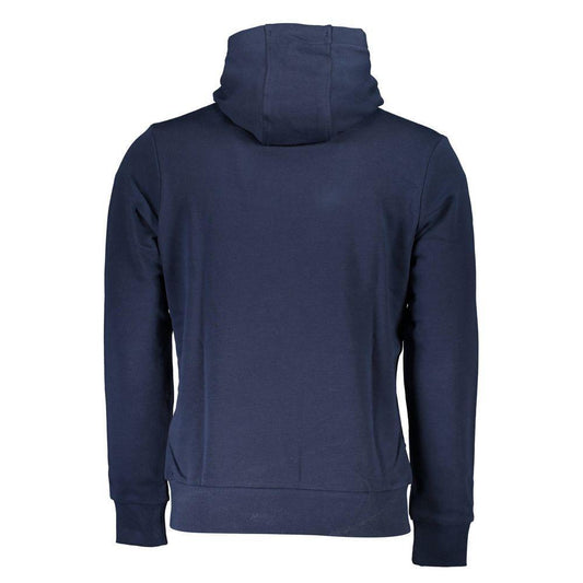 La Martina Blue Cotton Sweater LA-21506-S