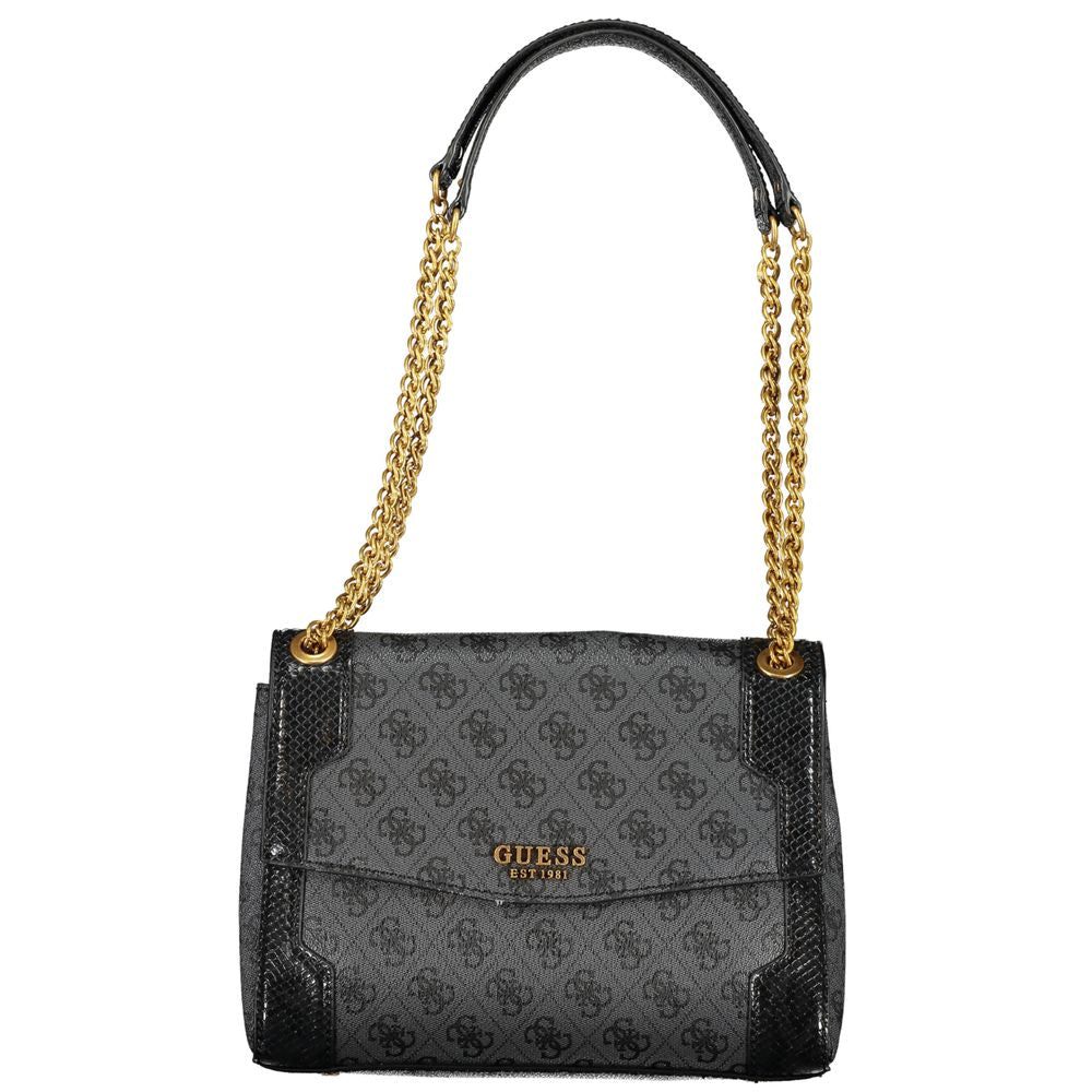 Front view with bag zipped and handles upright.