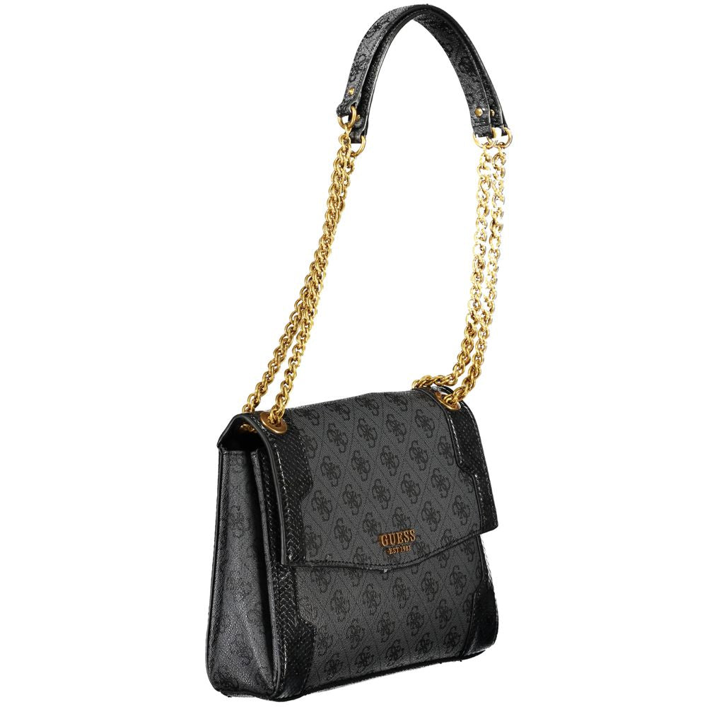 Front view with bag zipped and handles upright.