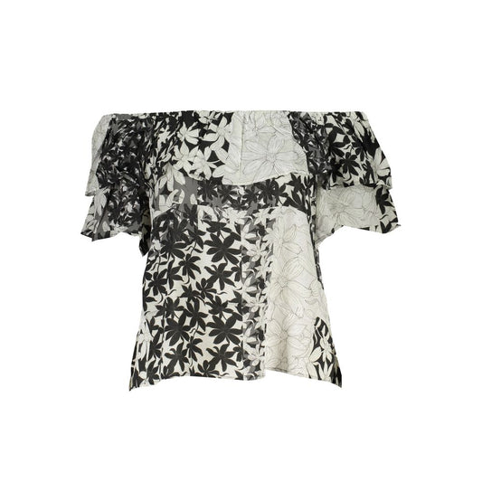 Desigual White Cotton Tops & T-Shirt DE-29219-XS