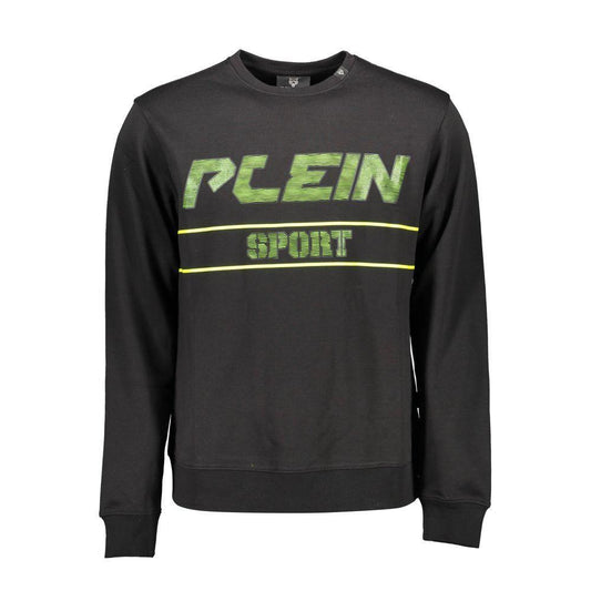Plein Sport Black Cotton Sweater PL-9575-S