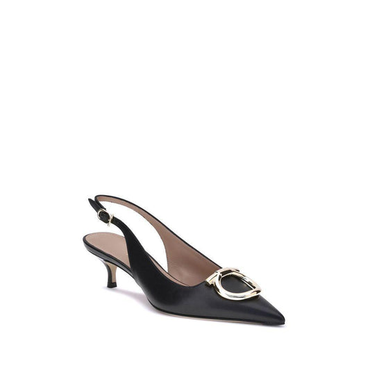 Ferragamo Gancini Slingback Pumps FE-784806001-EU35.5/US5.5