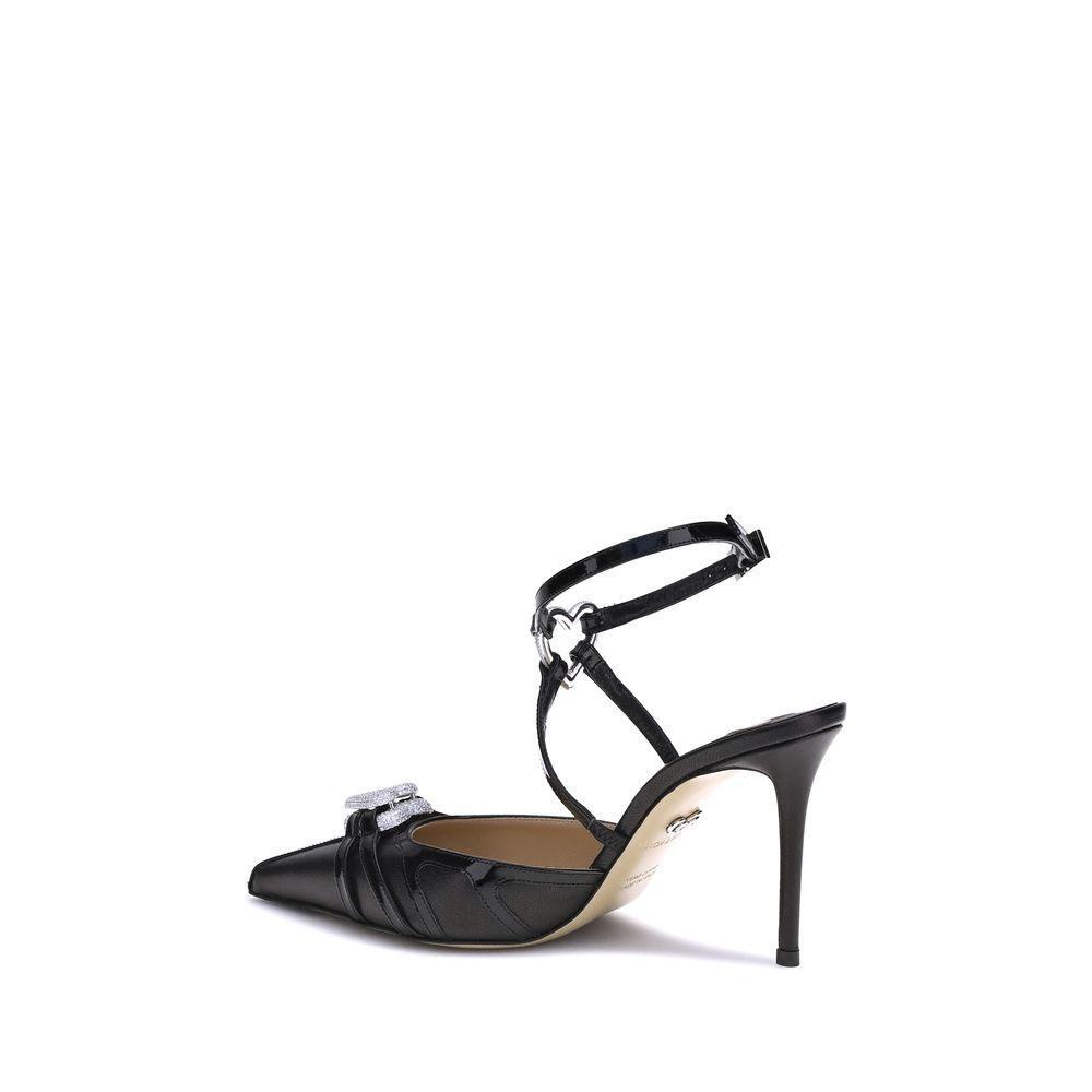 MACH & MACH Double Heart Pumps MA-PF25S099195X08BLKBLACK-EU36/US6