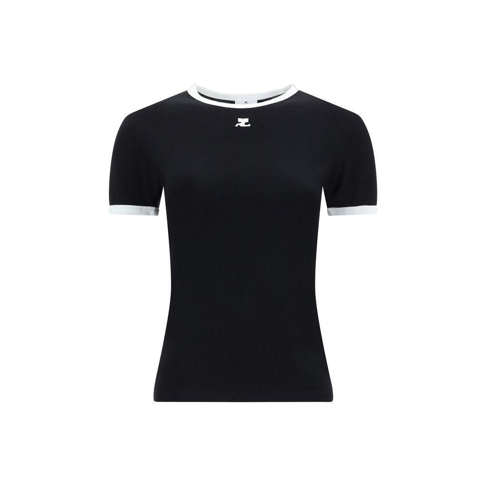 Courrèges Logo T-Shirt CO-VESJTS017JS00709901-S