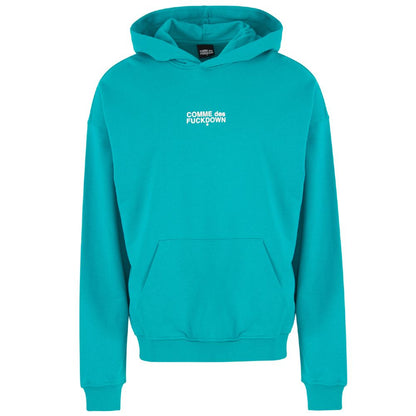 Comme Des Fuckdown Green Cotton Men Hoodie