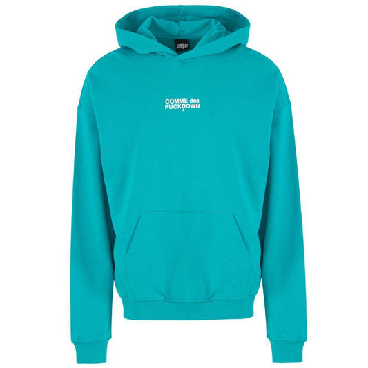 Comme Des Fuckdown Green Cotton Sweater