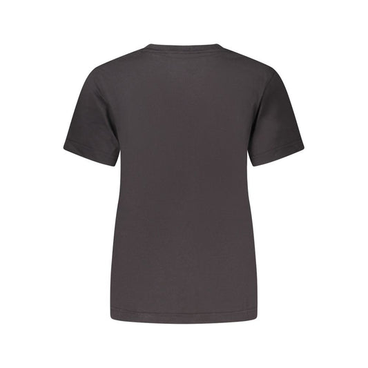 Calvin Klein Black Cotton Tops & T-Shirt CA-39018-S