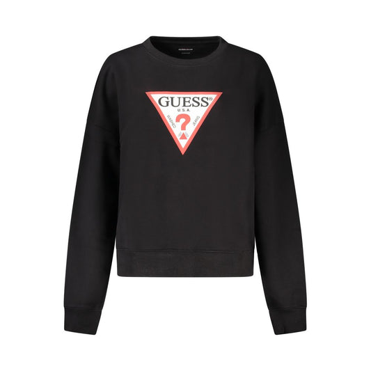 Guess Jeans Black Cotton Sweater GU-39028-S