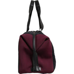 Dolce & Gabbana Black Maroon Hand Shoulder Duffel Travel Bag BAG4643