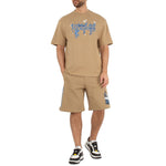 Comme Des Fuckdown Brown Cotton Short CO-15730-XL