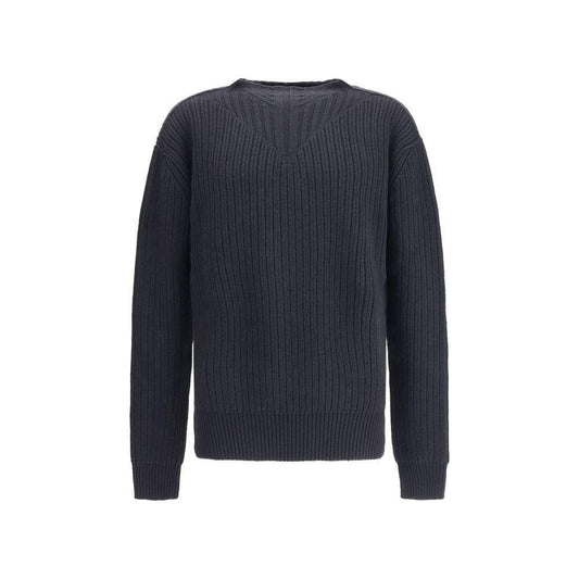 Rick Owens Ribbed Sweater RI-RU02E1649KWV09-L