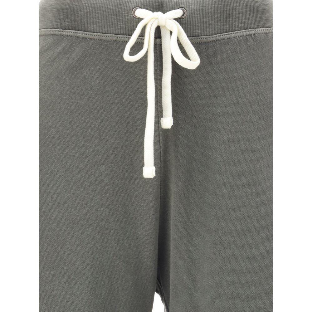 James Perse Wide-leg Sweatpants JA-WXA1007GRNP-0/XS