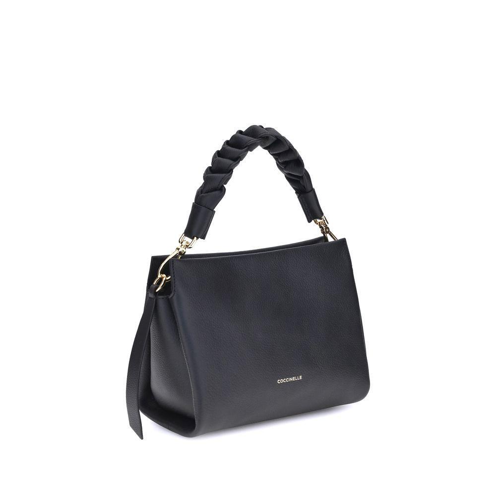 Front view with bag zipped and handles upright.