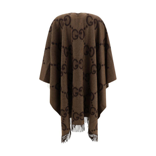 Gucci Cashmere Cape GU-7743084GABX9764-ONE SIZE