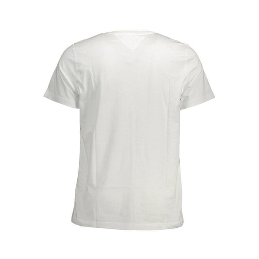 Tommy Hilfiger White Cotton T-Shirt TO-25257-XXL