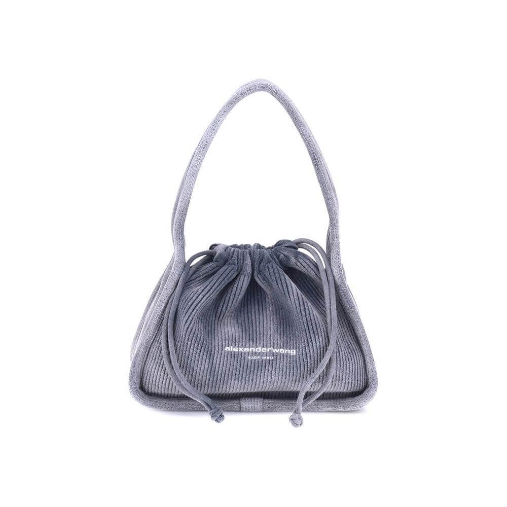 Front view with bag zipped and handles upright.