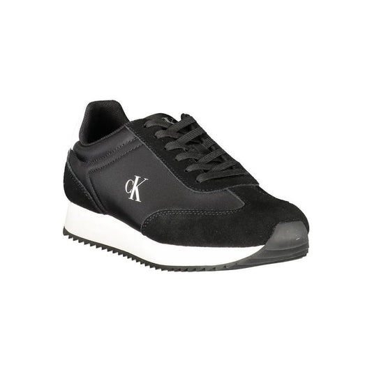 Calvin Klein Black Leather Women Sneaker CA-39139-EU36/US6