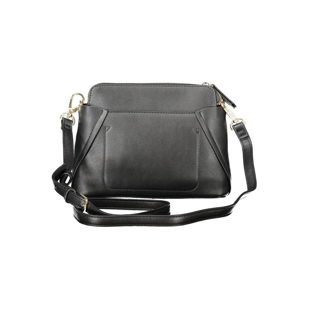 Front view with bag zipped and handles upright.