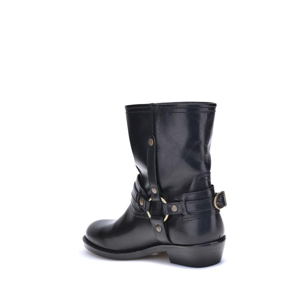 Isabel Marant Ildred Ankle Boots IS-BO0214FAC1A22S01BK-EU36/US6