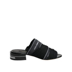 Dolce & Gabbana Black Slides Slip On Sandals Shoes LA12725-35
