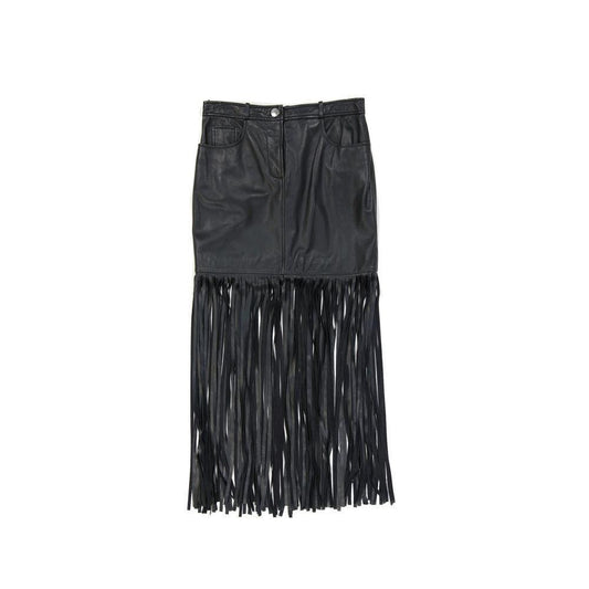 Boutique Moschino Leather Skirt BO-8735277285588-42