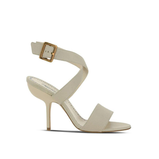 Manolo Blahnik Helua 105 Leather Sandals MA-8771177840852-EU36/US6